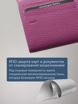 927 R - Портмоне с RFID защитой