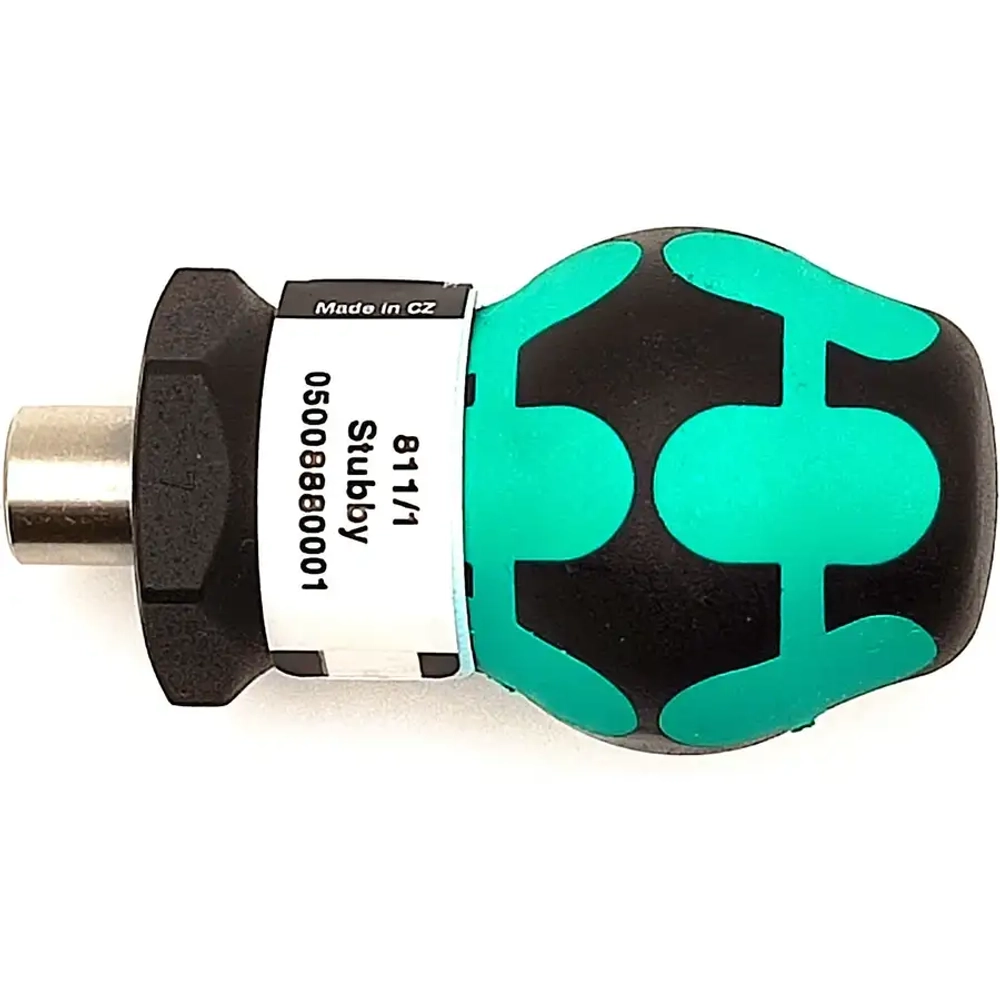 Короткая ручка-битодержатель с магнитом Stubby WERA 05008880001