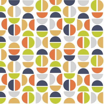 Абстракция круг горчичный