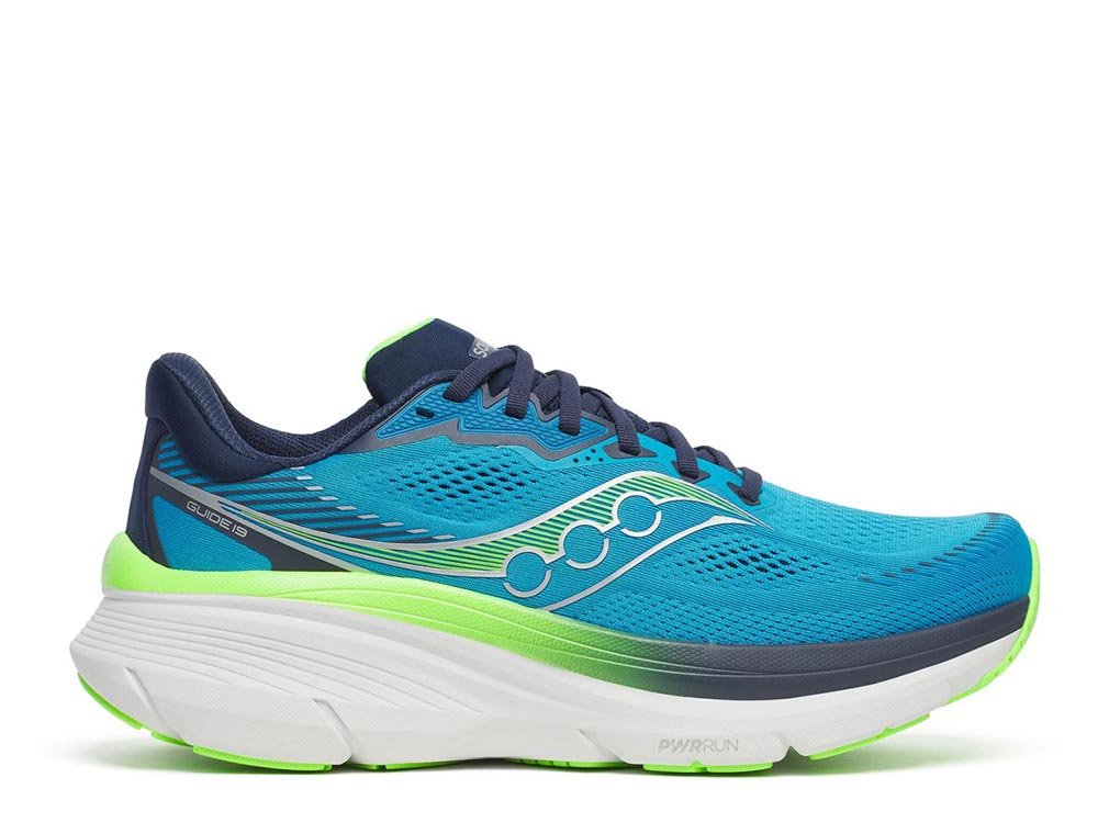 Кроссовки для бега мужские Saucony Guide 19 M Blue-Lime