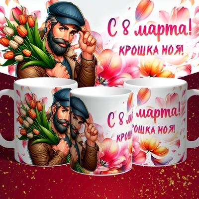 Кружка С 8 марта, крошка моя