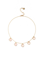 Чокер "Amour" с розовым кварцем Gold