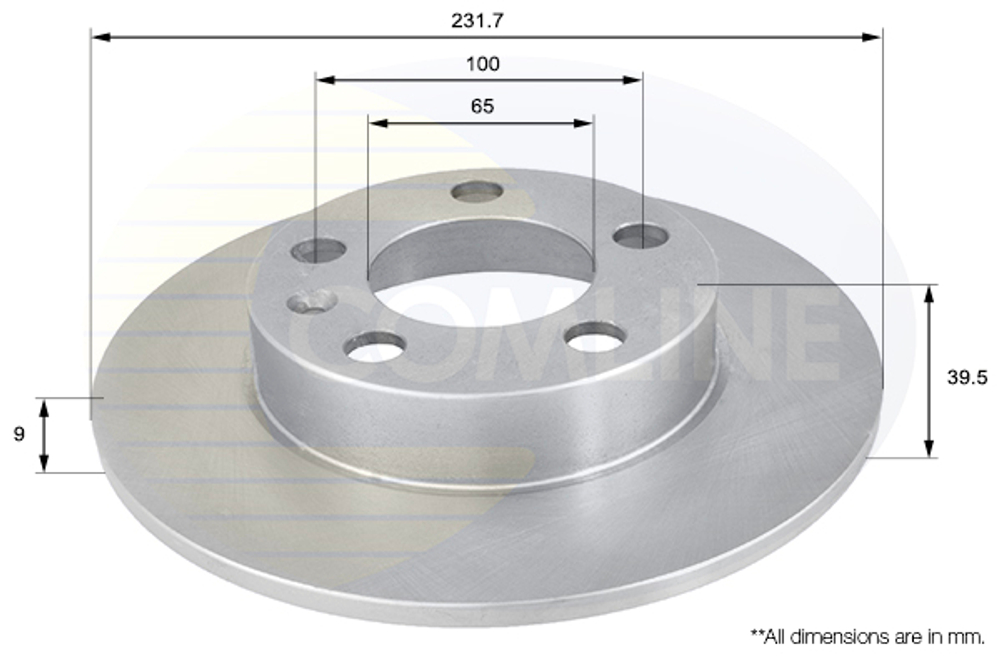 COMLINE - ADC1414-CML - Brake Disc