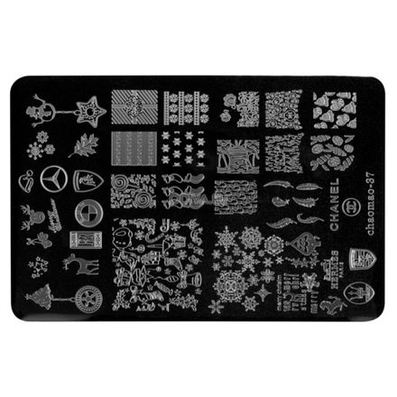 Irisk Пластина для стемпинга Chaomao 37, 9,5х14,5см