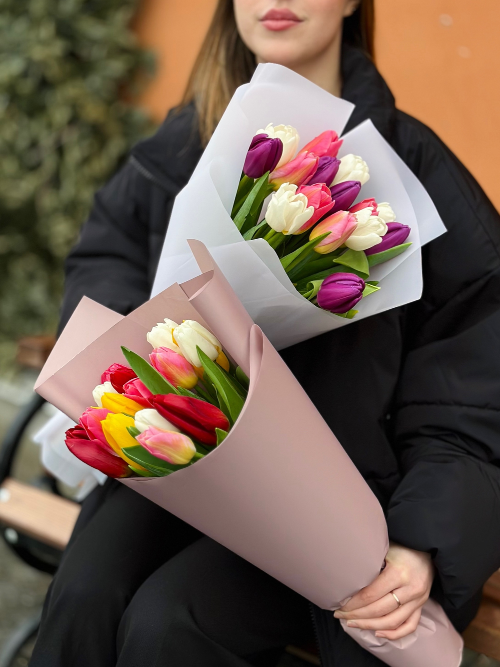 Букет яркий микс