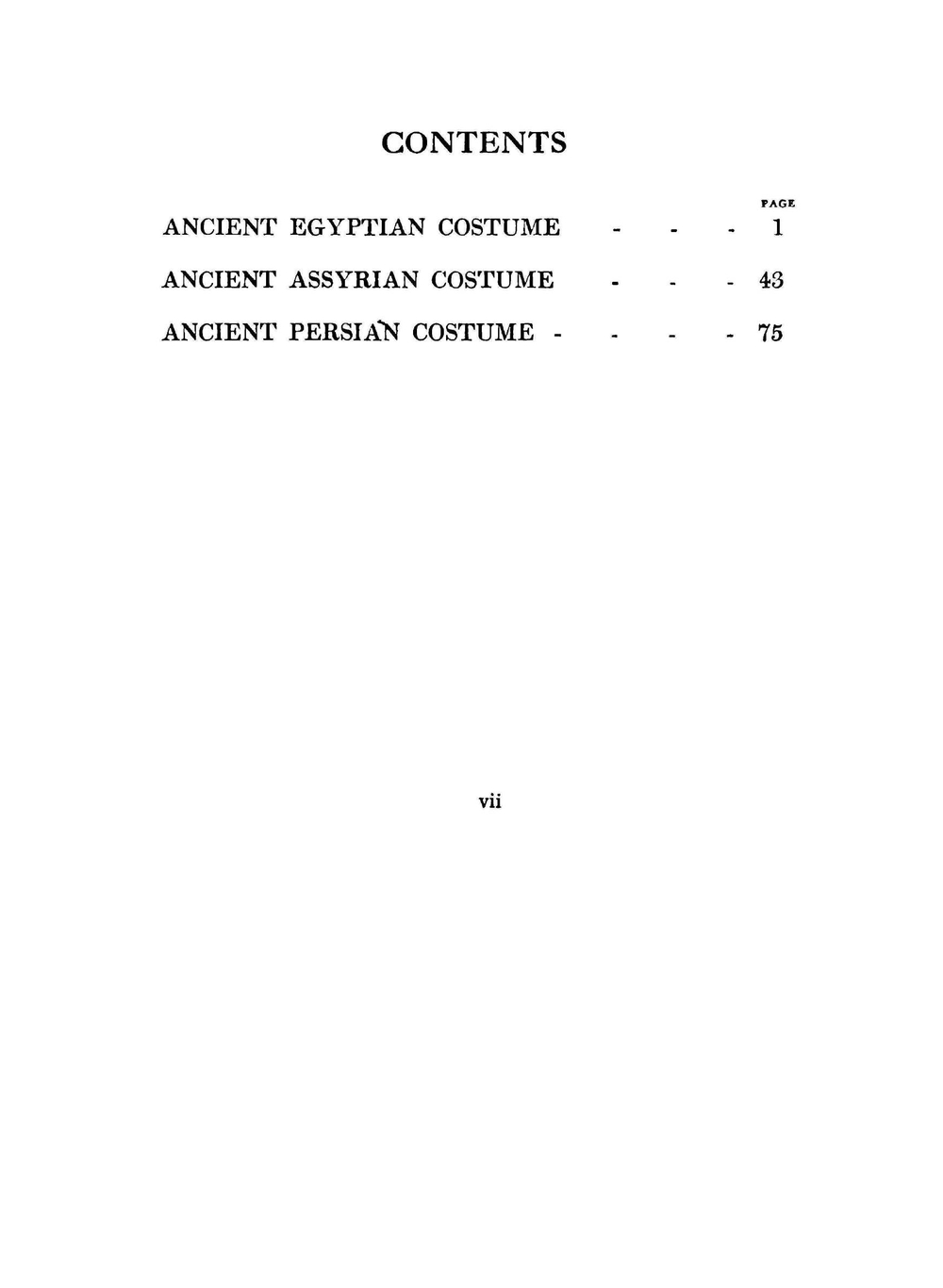 Ancient Egyptian, Assyrian, and Persian costumes and decorations | Houston Mary G.