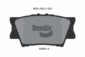 BENDIX Braking - BPD1271-BEN - Brake Pad Set, disc brake