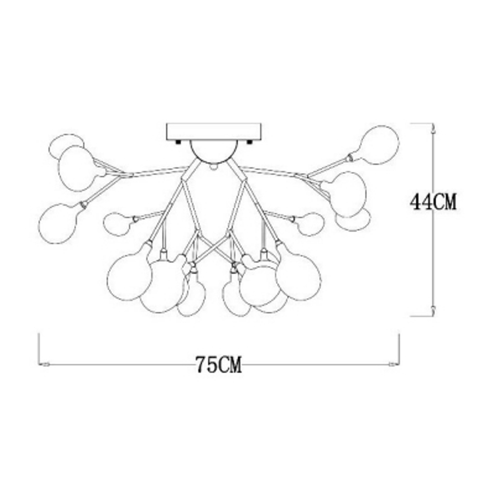 Люстра Arte lamp a7274pl-27wh