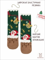 Носочки гольфы новогодние для новорожденных малышей