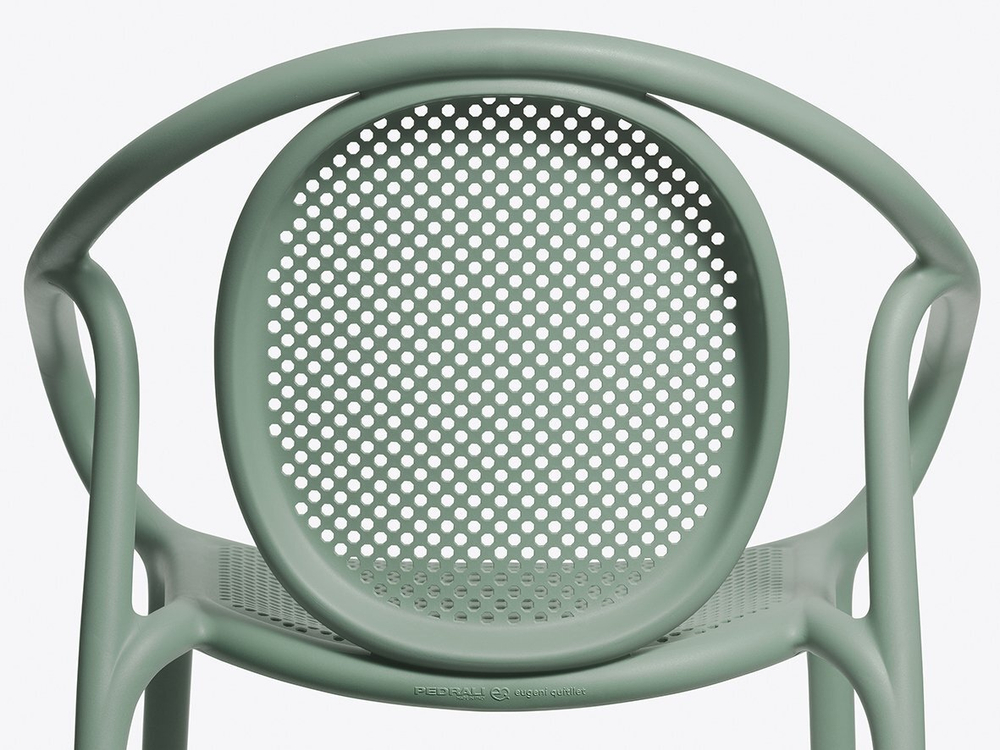 Кресло пластиковое Pedrali Remind, зеленый