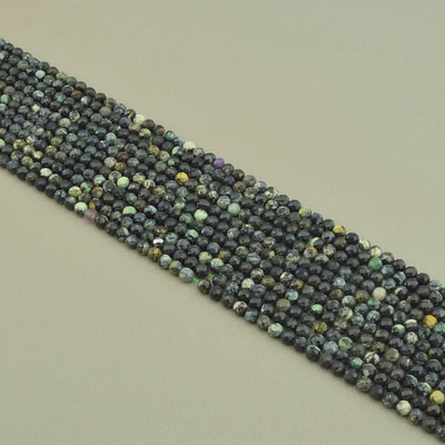 Нитка Хризоколла 38 см. 4 мм. (Без замка)