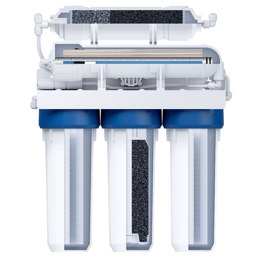 Фильтр для воды Барьер, Профи Осмо 100, под мойку, обезжелез,умягч, 5 ступ, Н151Р01