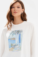 23616 Лонгслив женский (белый)