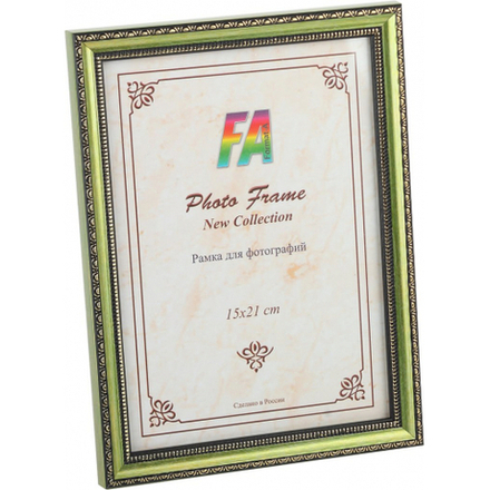 FA пластик Кружево салатовый 10x15