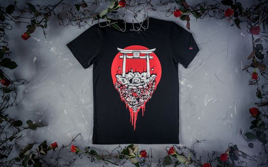 Футболка HOOK Хиросима Чёрный