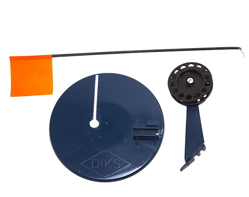 Жерлицы зимняя на подставке DIKS оснащенная d-200мм Катушка 80мм