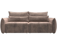 Диван прямой Лига-051 НПБ ВЕЛЮР TOWER 05 бежевый