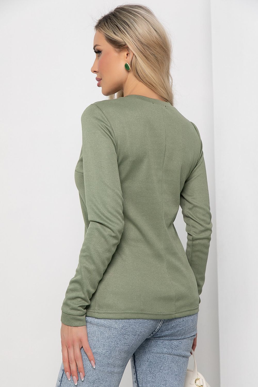 Джемпер "Чувство комфорта" (олива) Б8675 LT Collection