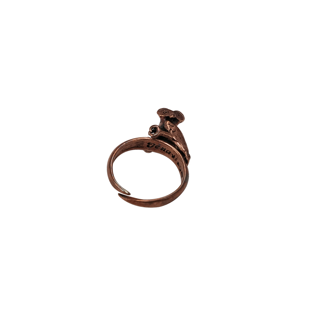 "Асио" кольцо в медном покрытии из коллекции "Bubo" от Jenavi