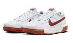 Мужские кроссовки теннисные Nike Zoom Court Lite 3 - white/team red-cedar