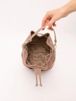 сумка через плечо маленькая натуральная замша