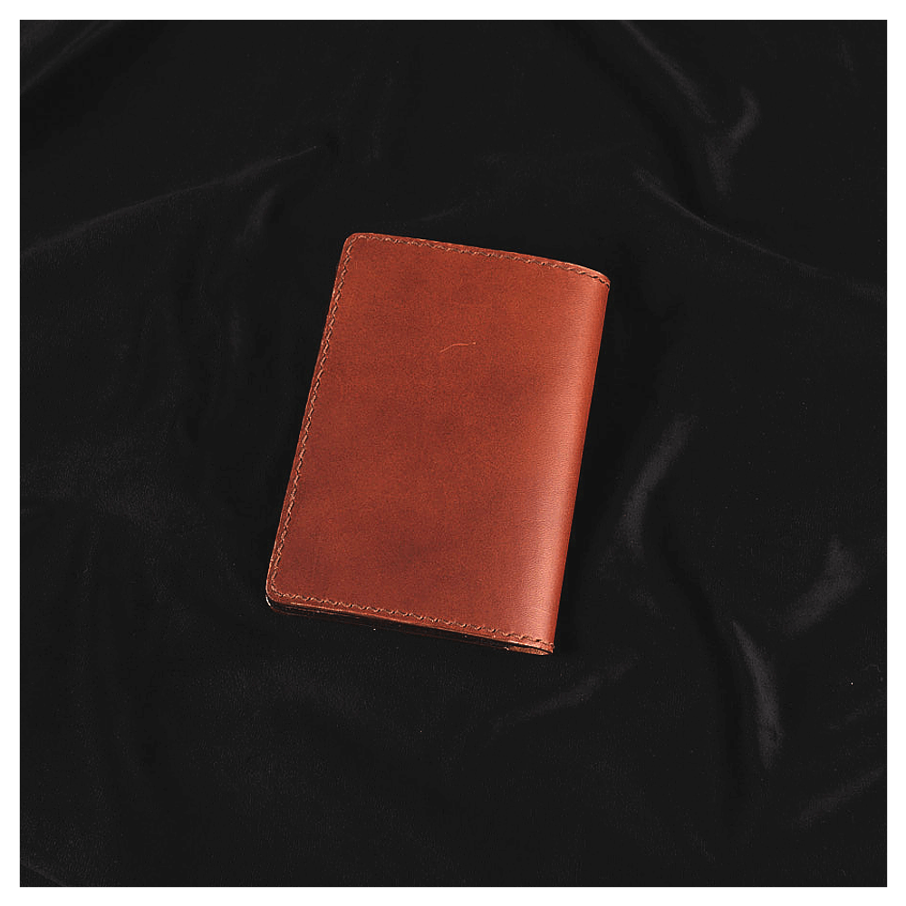 Кожаная обложка на паспорт «Лисичка»