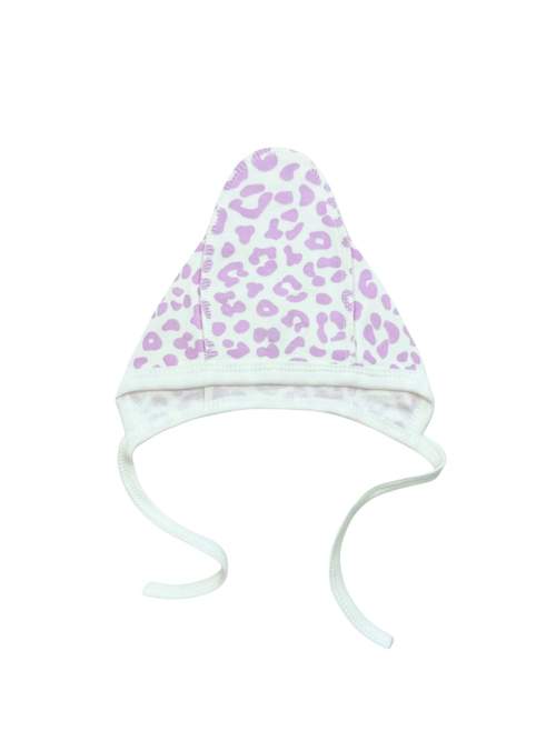 Чепчик Леопард lavender