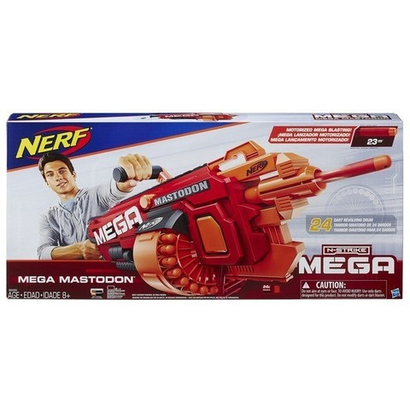 Nerf: Бластер N-strike Мега Мастодон — Nerf N-Strike Mega Mastodon B8086