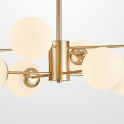 Люстра На Штанге Roundi Brass L8 By Imperiumloft