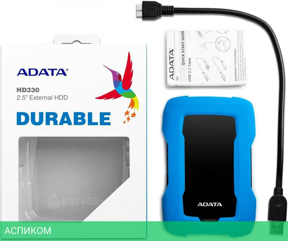 Внешний накопитель A-Data 1TB AHD330-1TU31-CBL