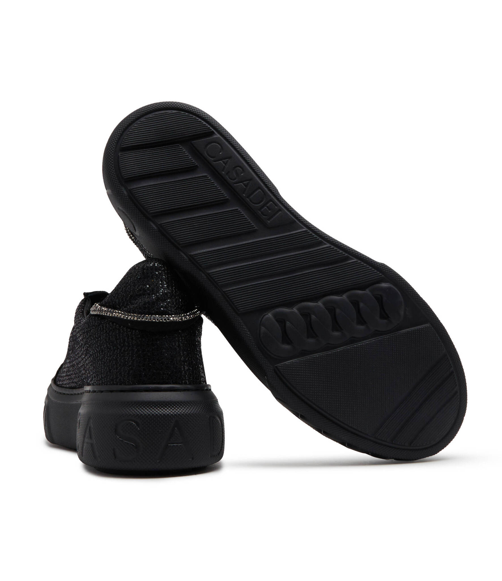 Кожаные кроссовки off road salento logo Casadei - черный(2X972V020NC2186)