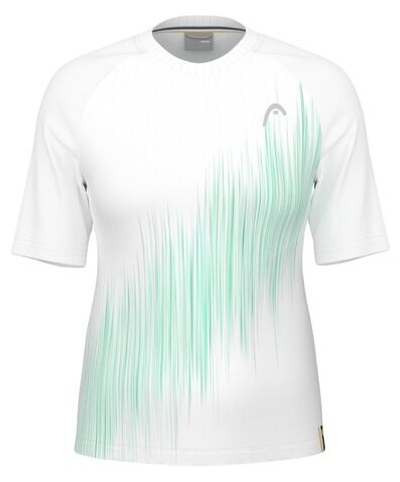 Женская теннисная футболка Head Performance T-Shirt - candy/print perf white