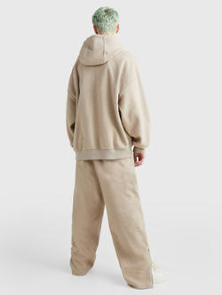 Худи Tommy Jeans Tommy Collection Flag Medium Taupe