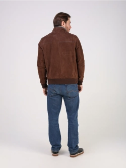 Кожаная куртка демисезонная замшевая натуральная