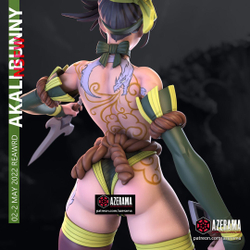 Зайка Акали Фигурка Akali League of Legends