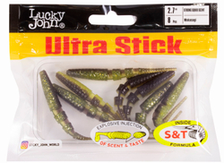 Мягкая съедобная приманка LJ Pro Series Ultra Stick 2.7 in (68 мм), цвет T36, 8 шт