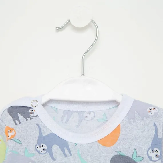 Боди детское, цвет серый/ленивцы, рост 62 см