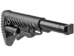 Телескопический складной приклад для САЙГИ/AK-74M/АК-100-ые серии, чёрный