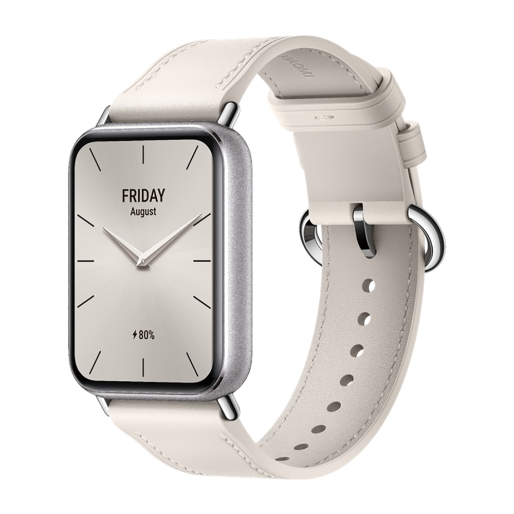 Фитнес-браслет Xiaomi Smart Band 9 Pro с кожаным ремешком (версия Global) Фитнес-браслет с ремешком из телячьей кожи и застёжкой из нержавеющей стали. На запястье обхватом 135–205 мм