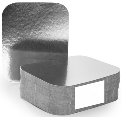 Крышка 140*115 мм. для алюминиевой формы 450 мл. 146*121*40 мм., (100/1200 шт.) ГОРНИЦА 402-771