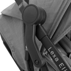 Прогулочная коляска Recaro Lexa Elite Prime Silent Grey с дождевиком