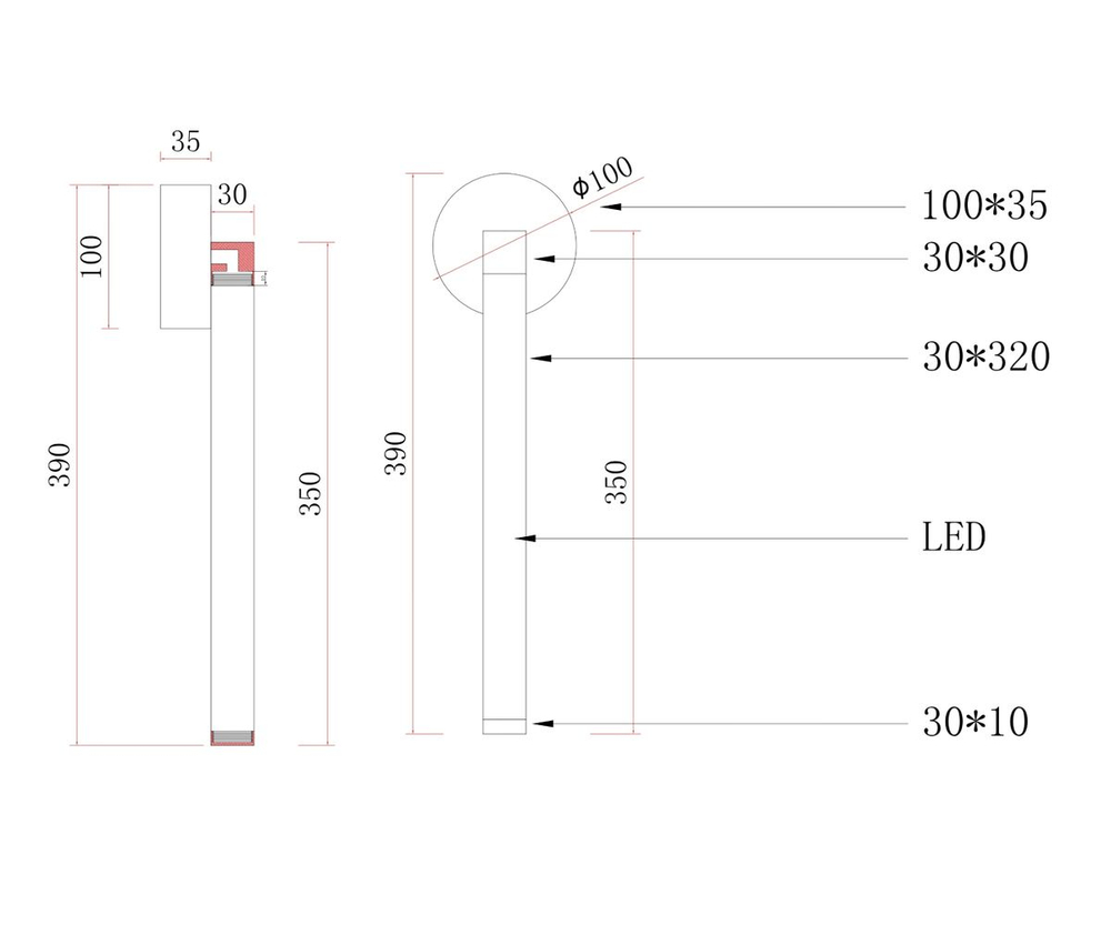 Бра Kink Light Эванте 08456W,19