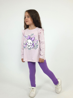 02-143-5 Комплект для девочки (джемпер+ лосины)