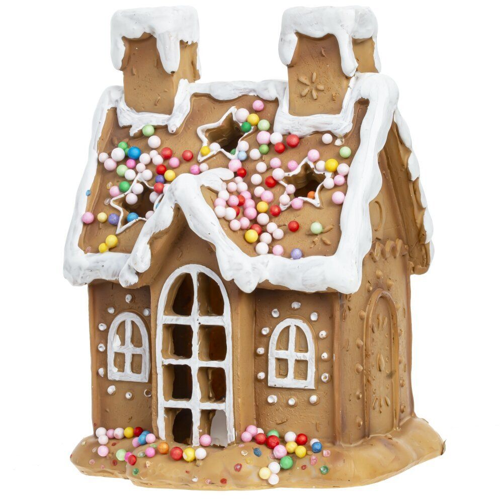 GAEM Фигурка декоративная с подсветкой "Домик", L10 W8,5 H12,5 см, 2в.