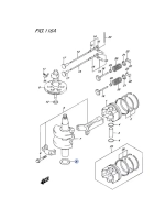 Упорная шайба коленвала DF4-DF6