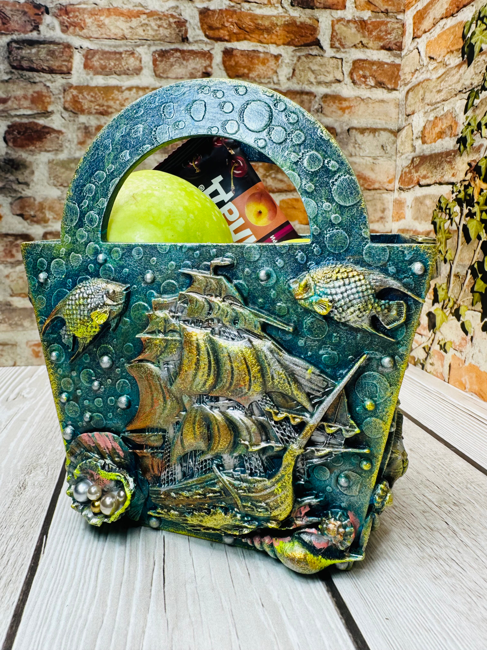 Набор корзиночек в морском стиле