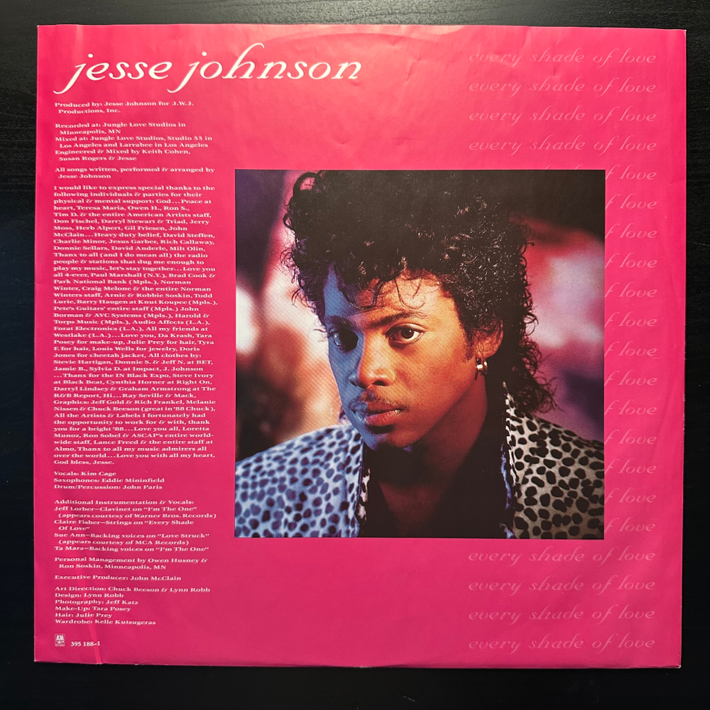 Jesse Johnson - Every Shade Of Love (Германия 1988г.)