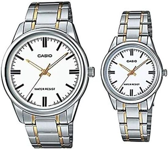 Парные часы Casio Standard: MTP-V005SG-7AUDF и LTP-V005SG-7AUDF