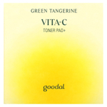 Goodal, Green Tangerine Vita-C Toner Pad +, 70 подушечек
