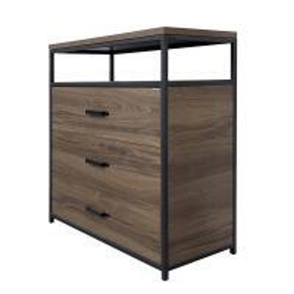 Комод Comforty 90 Лофт дуб тёмно-коричневый